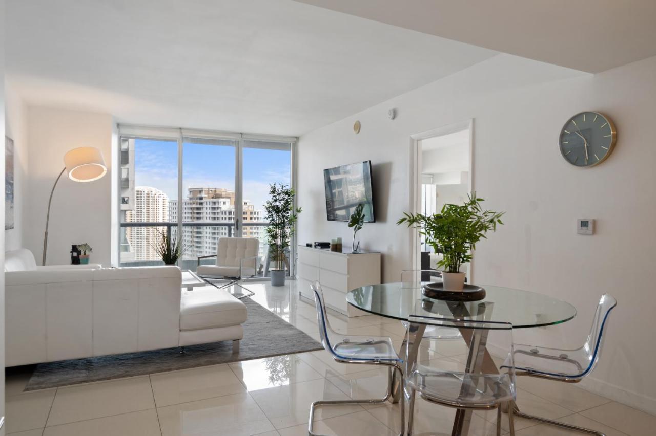 Icon Brickell-29Th Floor Ocean Views-Free Spa Miami Bagian luar foto